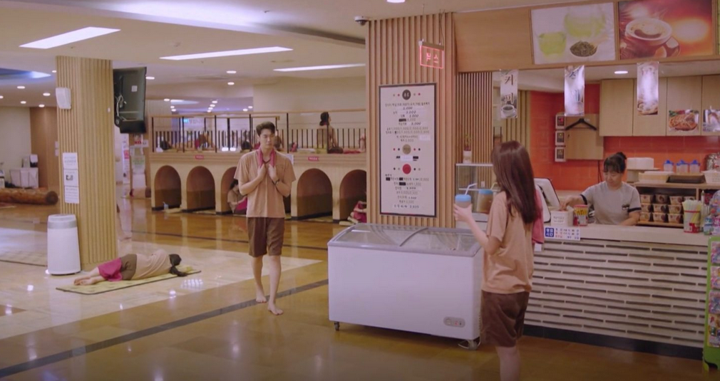 In korean drama series bathhouses jjimjilbang are often depicted