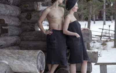 Elevate your sauna experience with beautiful sauna textiles